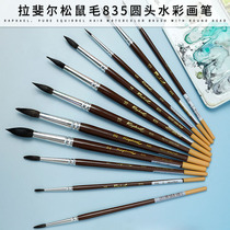 French Raphael squirrel hair round head watercolor brush paint stick suitable for watercolor sketching 835