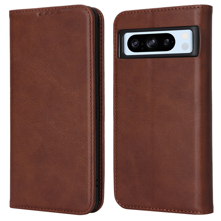 8, 8 Pro Leather Magnetic Wallets Folio Flip Synthetic Leather Card Holder Wallets Business Kickstand Folding Stand Google