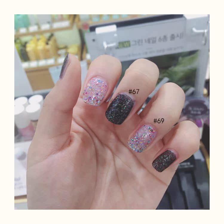 Hàn Quốc Innisfree Hyatt Style Nail Polish Dark Red Wine Cherry Powder Gold Naked Powder Nail Polish - Sơn móng tay / Móng tay và móng chân sơn gel