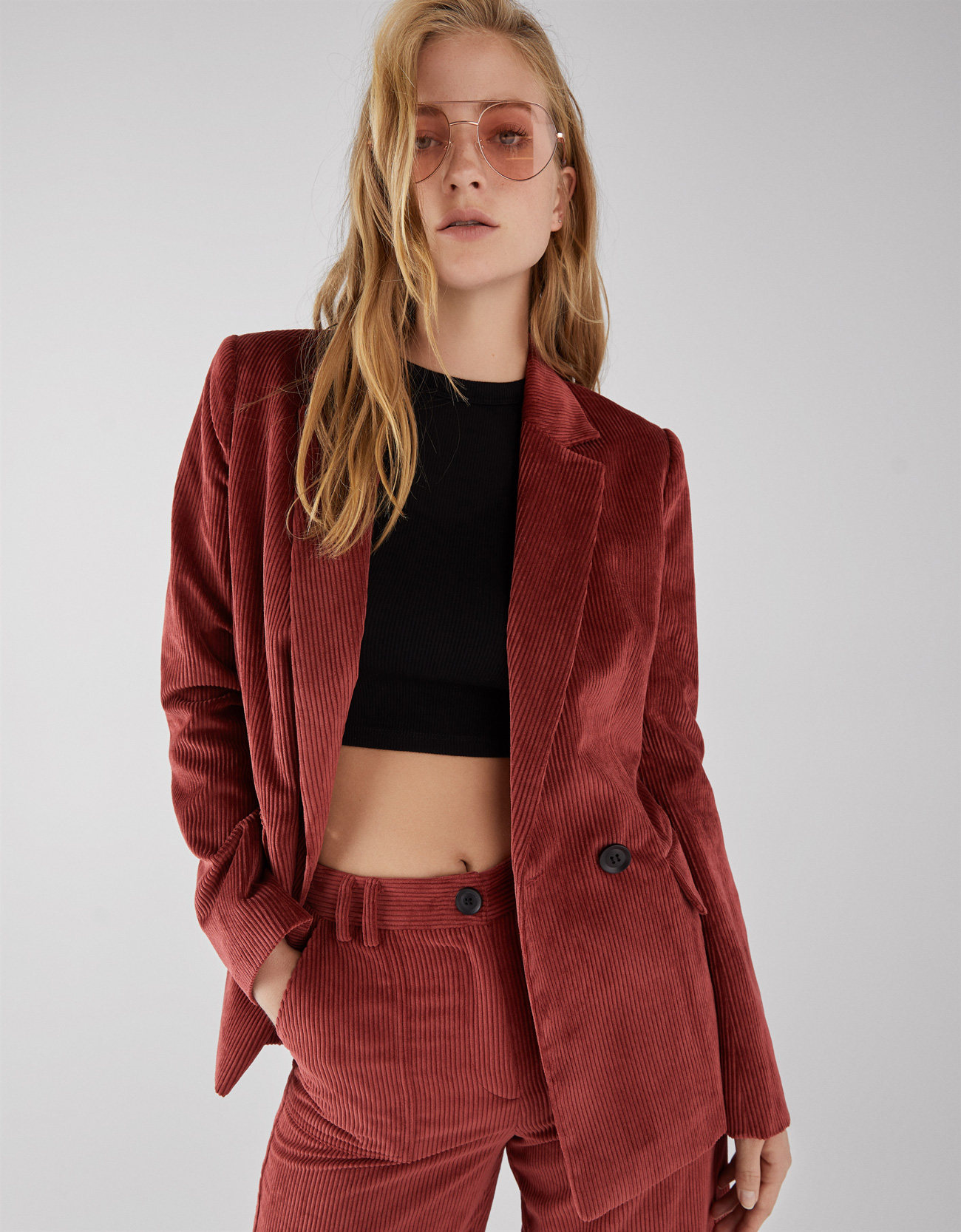 Veste pour femme BERSHKA en Polyester - Ref 3220051 Image 21