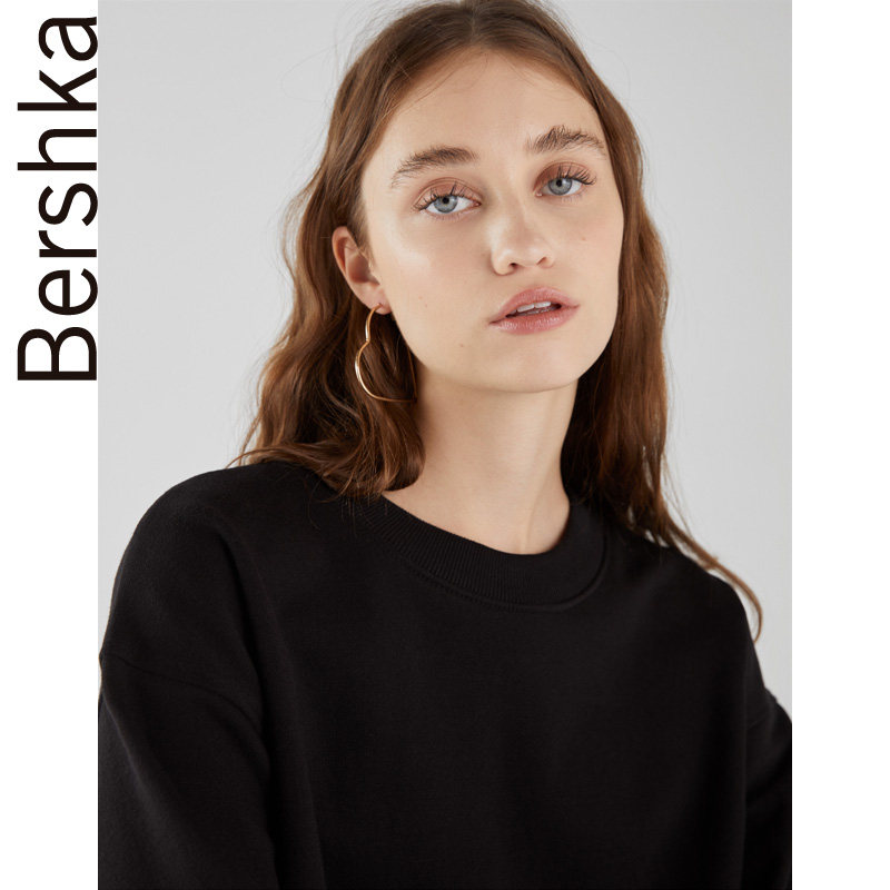 Sweatshirt femme BERSHKA - Ref 3214810 Image 3