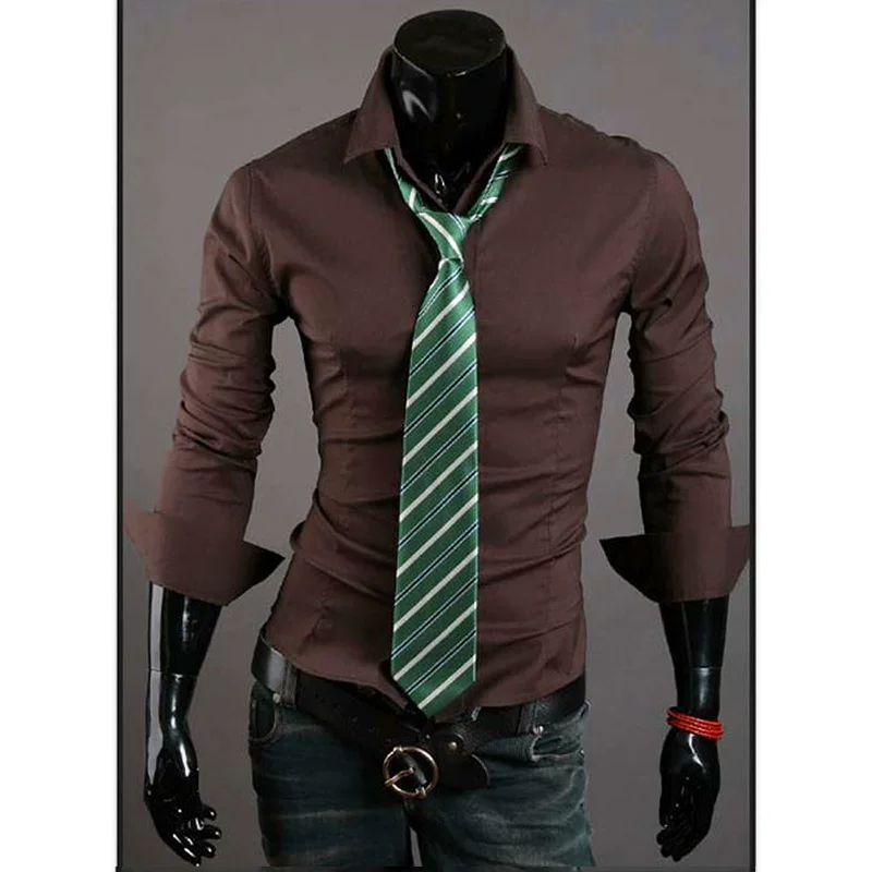 Универсальная рубашка, slim fit, корейский стиль