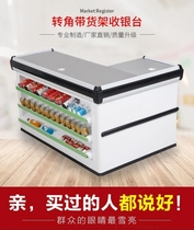 Stainless steel countertop cash register convenience store snack shop snack shop supermarket sugar rack counter corner cashier pharmacy dedicated