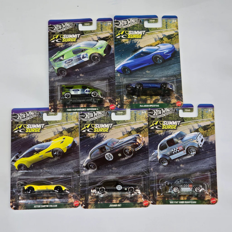 Hot Wheels Silver Label High Performance Peak Speed Ford Aston Martin Mclaren Diecast Car Model Collection Gdg44