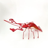 [Модель рака] Изысканные украшения в форме раков из алюминиевой проволоки для дома, креативные подарочные украшения для рукоделия