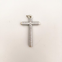 (Cross) Christ Cross Pendant Hanging Pendant Personality Tide Ornaments Popular Aluminum Wire Trim