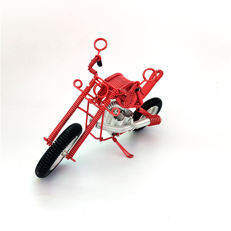 (new mid-mormon) ten thousand-mould craftsmanship hand-in-hand model aluminium wire handicraft pendulum stall