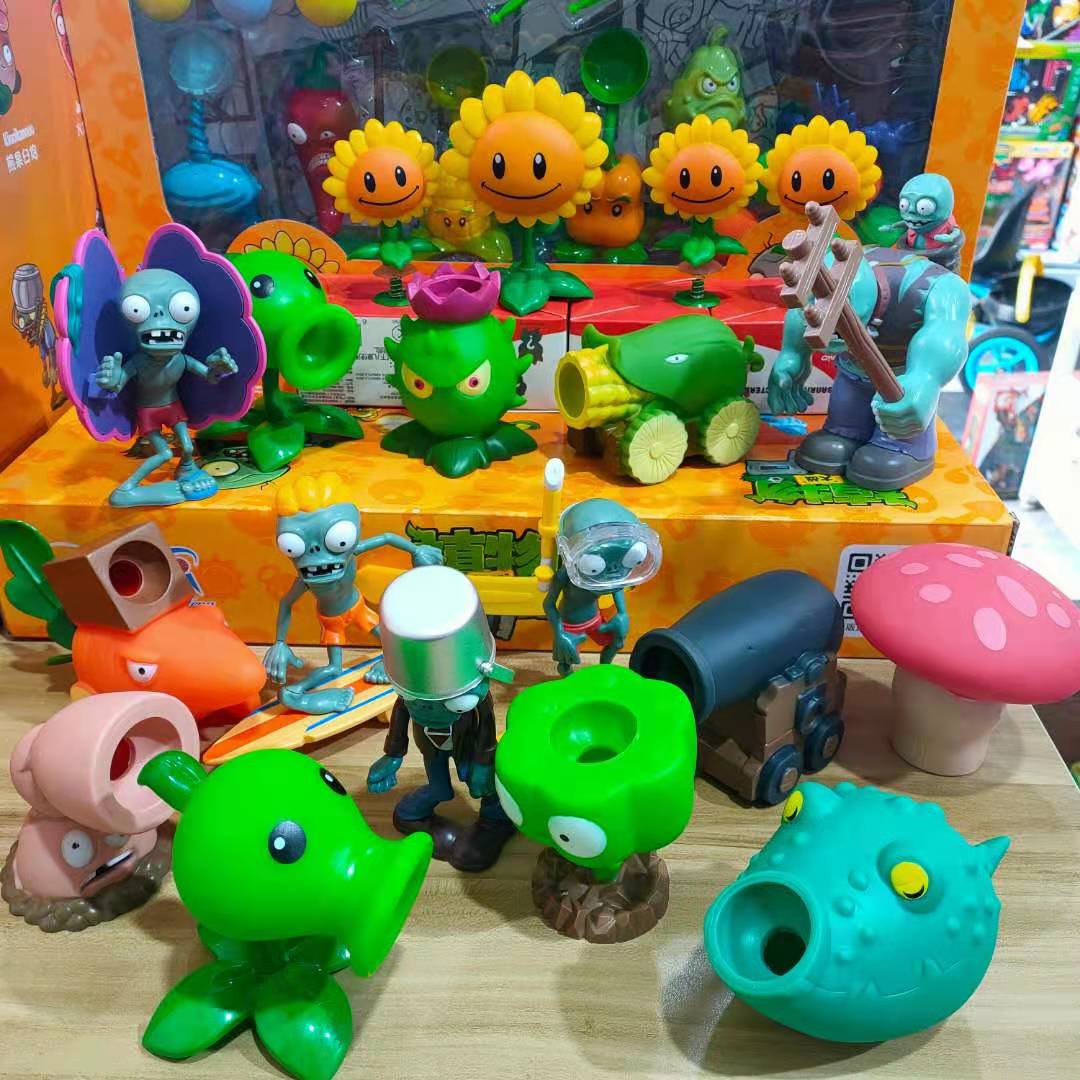 Genuine Rongdafeng Plants vs. Zombies Toy Children's Soft Pea Giant Five-in-one Angry Birds