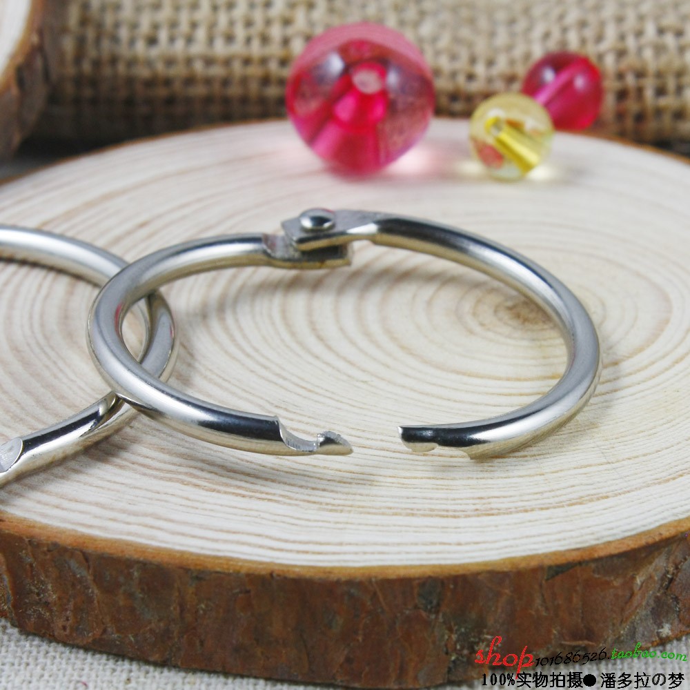 Large small and small key ring key button multipurpose portable common key ring iron ring monolayer opening ring