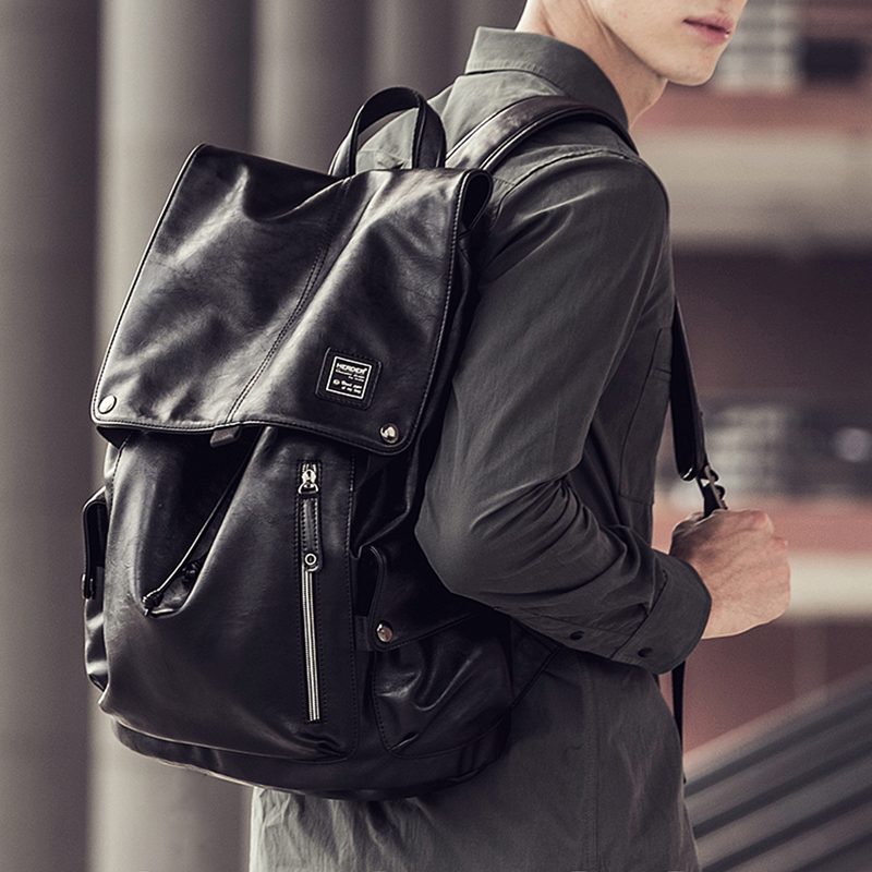 Yok backpack men trend ins Japanese college student school bag simple large capacity computer bag fashion casual backpack