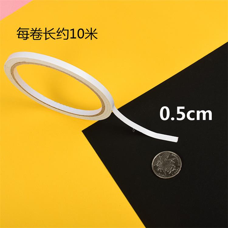 Băng keo hai mặt siêu dính keo mỏng hai mặt văn phòng phẩm văn phòng phẩm có thể được xé tay băng tay 20