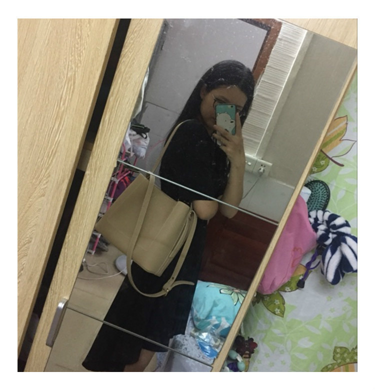 Túi 2018 phụ nữ mới của túi Messenger túi Hàn Quốc phiên bản của túi Tote đơn giản hoang dã lady túi lớn túi vai túi xách túi xách nữ giá rẻ