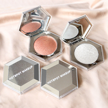 Female nasal shadow brightens complexion diamond high-gloss repair plate face brightening unicorn three-dimensional pearlescent mashed potatoes glitter