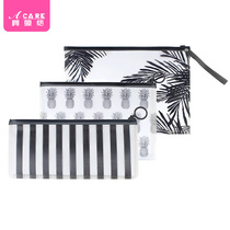 acare transparent cosmetic bag portable portable simple pvc wash bag large capacity cosmetics storage bag storage bag