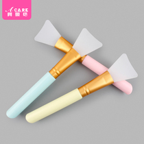 Beauty salon silicone mask brush soft hair stick one pack smear face spa gadget diy mud portable
