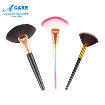 Acare fan-shaped residual powder sweeping makeup decoration residual paint set loose artificial fiber hair anti-faint makeup brush