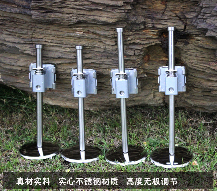 Fishing Fishing Box Accessories Detachable Fishing Box Lift Foot Stainless Steel Telescopic Legs Mise-less regulation