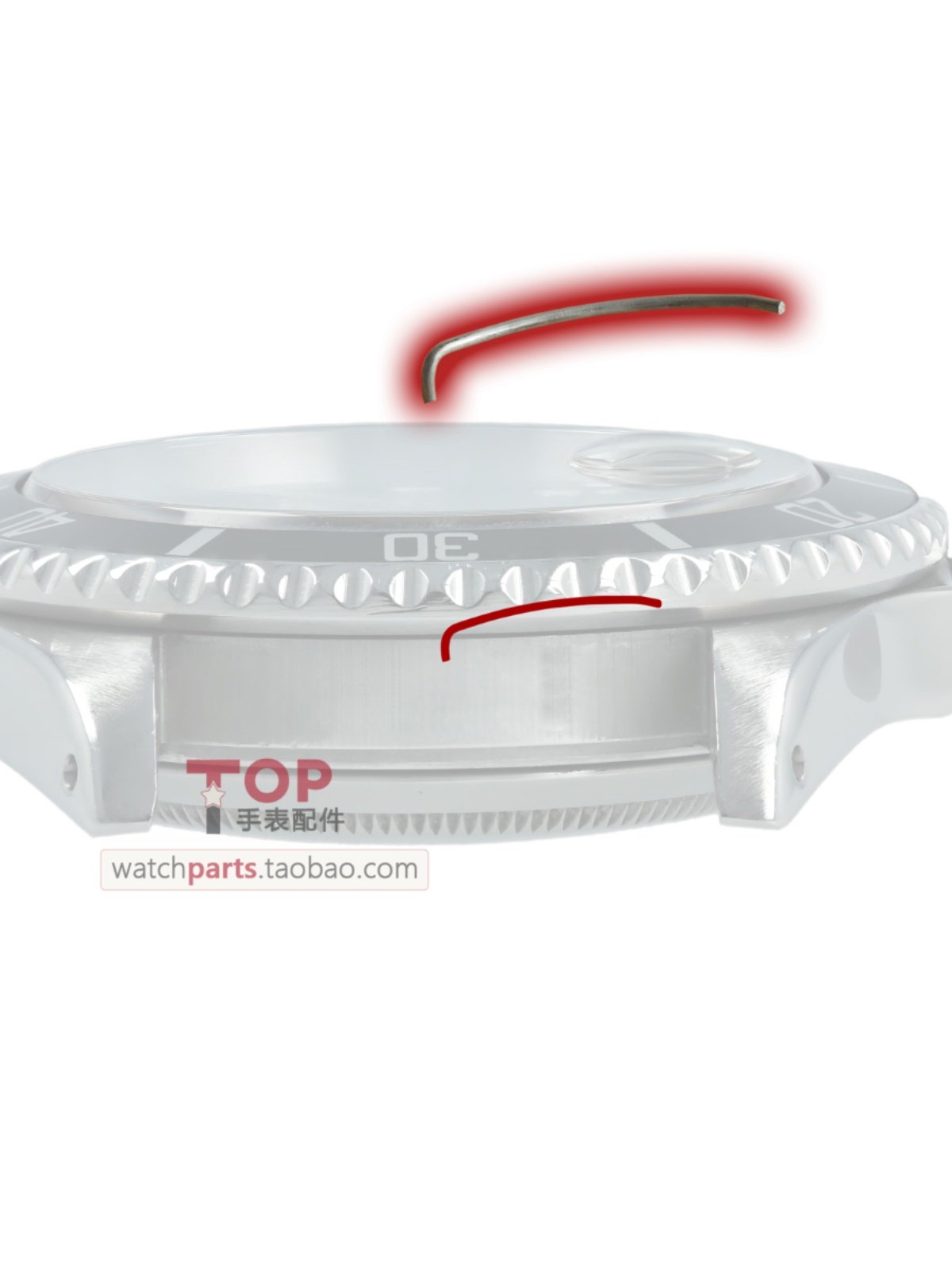 The Spring Ring Is Suitable for the Rolex Submariner Old Model 16610 Watch Case