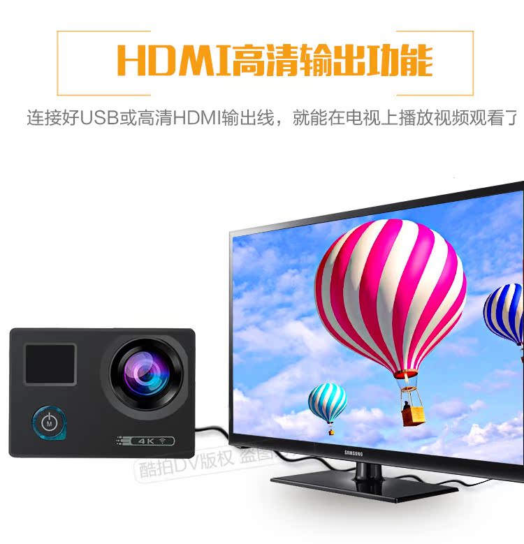 Camera thể thao ngoài trời kỹ thuật số 4k HD mini mini camera lặn không thấm nước video nhỏ DV