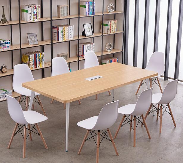 Office furniture Small meeting table long table brief modern meeting room training table and chairs Combined rectangular home
