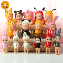 Cute sleeping position sleeping baby Bee Baby Baby Baby Baby Baby cake decoration childrens toy baking supplies