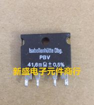 Isabellenhutte PBV 41 6 milliohm 0 5% high precision current sensing resistor PBVR0416-0 5%
