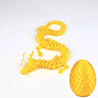 Ослепительный золотой китайский дракон 30 см + драконье яйцо и бесплатные усы дракона