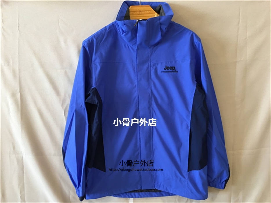 Jeep Gip 17 Autumn Winter Male Windproof waterproof and breathable light and thin hiking jacket Single Emergency jacket J632194002