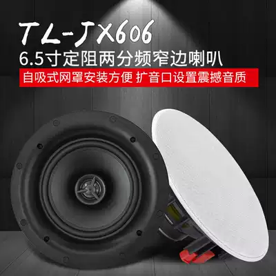 Teana family background music Speaker Set 6 5 inch fixed resistance top speaker ceiling ceiling coaxial audio