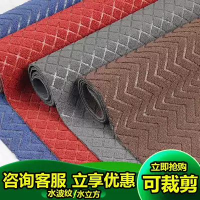 The carpet is extra thick and the commercial office aisle hotel staircase corridor stage long-term