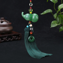 Car New pendant perfume gourd gear bead lady creative gourd pendant Car Rearview mirror hanging jewelry