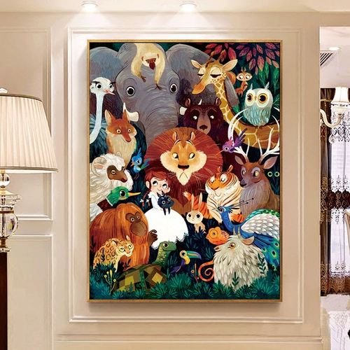 Животный мир вышивка крестиком 2020 новая вышивка самостоятельная вышивка мелкие детали ручная работа большая гостиная большая линия вышивка полная вышивка