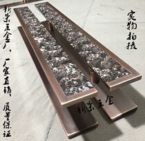 Chinese imitation antique engraving gate handle craftsmanship handles the hotel clubhouse glass door imitation antique bronze handle Eurostyle