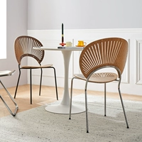 Датский скандинавский современный дизайнерский обеденный стул, кресло от солнца из цельного дерева, простое кресло для макияжа, стул с гребешком, легкий роскошный стул из ракушки