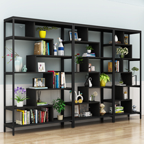 Modern minimalist bookshelf storage Simple living room floor-to-ceiling combination partition flower rack Office display product display rack