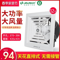 Golden Antelope 12 Inch Ceiling Straight Row Ventilator Suction Top Type Oversized Air Force Exhaust Exhaust Fan APT30-5-1