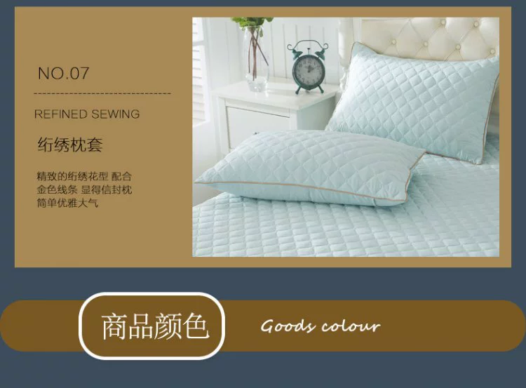 Mùa xuân giường bông váy một mảnh rắn màu ren điều hòa không khí bedspread giường Ruanxi ba mảnh 1.5m1.8 mét - Váy Petti