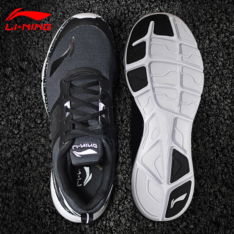 Li Ning Shoes Men Sneakers Summer Men's Shoes Teenagers Breathable Spring Net Face Shock Absorbing Running Leisure Travel Shoes