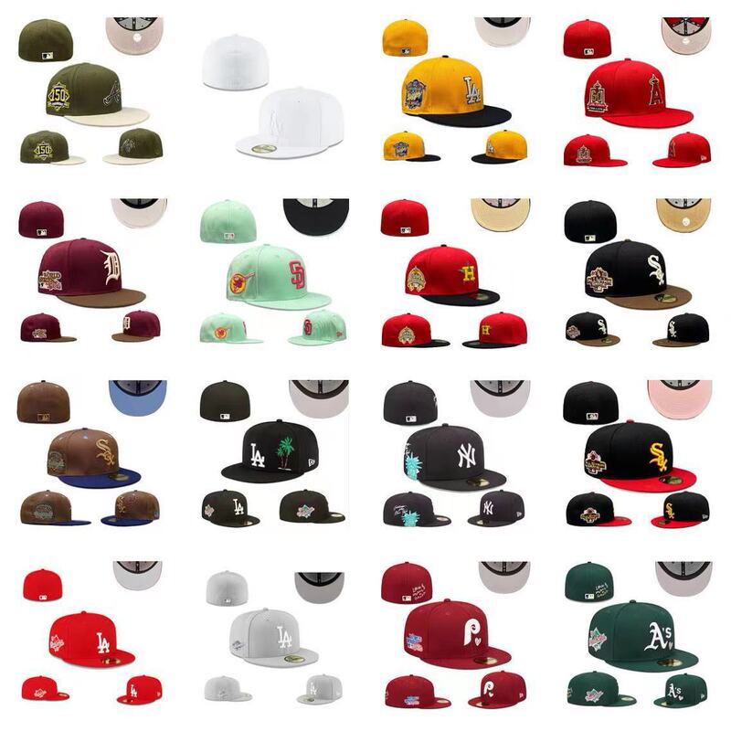Baseball Fully Enclosed Cap, Non-Adjustable, Reversible, New Style, Densely Embroidered, American Hip-Hop Baseball League Size Cap Baseball Fully Enclosed Cap, Non-Adjustable, Reversible, New Style, Densely Embroidered, American Hip-Hop Baseball League Size Cap