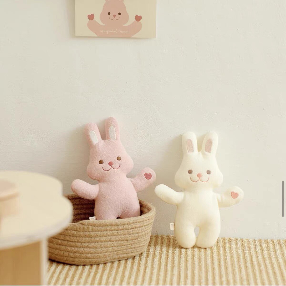 South Korea Chezbebe Baby Rabbit Appeasement Doll Toy Baby Sleeping Doll Newborn Baby Boy Companion