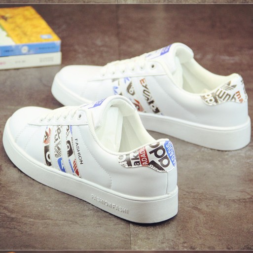 2018 summer new small white shoes men's shoes Korean version trend men's casual shoes students board shoes breathable tide shoes men