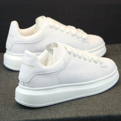Summer men's shoes small white shoes men's Korean version of the trend inner increase white sneakers men's breathable all-match casual sports shoes