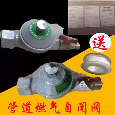 Gas 4 points pipeline stove front valve pipeline gas safety self-closing valve DN15 gas furnace leak protection valve