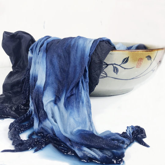 Индиго грязевая краска для тай-дай, паста индиго, окраска растений, ручная работа, пакет материалов для поделок, батик, растение, крашение индиго, печать и крашение без приготовления пищи