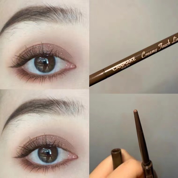 Smooth and non-smudged makeup ▲ Ida canmake ultra-fine eyeliner pen durable waterproof and non-smudged black dark brown