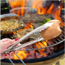 Stainless steel barbecue clip cutlery bread clip cutlery clip Food clip Kitchen supplies vegetable clip Bun steamed bun clip