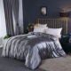 Chăn lụa tơ tằm màu đơn mảnh 100 lụa satin bìa 1,8m2 mét đôi mùa hè băng lụa - Quilt Covers