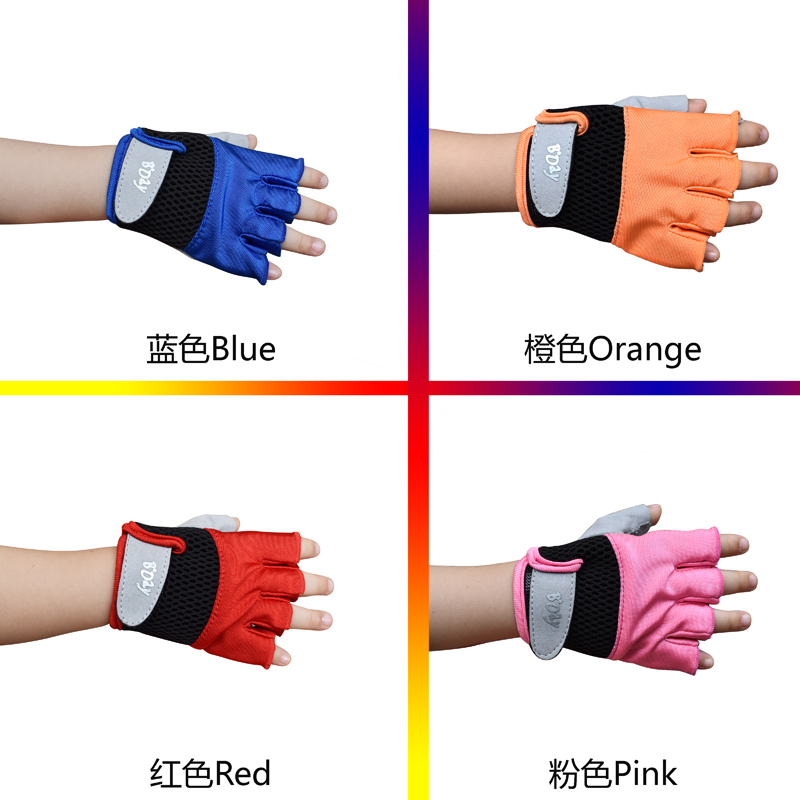 Children riding bikes Scooter Balanced wheel scooter Semi-finger Glove Outdoor Sports Equipment