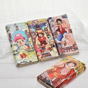 Phim hoạt hình mới anime cướp biển ví nam đường dài sinh viên nữ PU thủy triều ánh sáng ly hợp ví ví