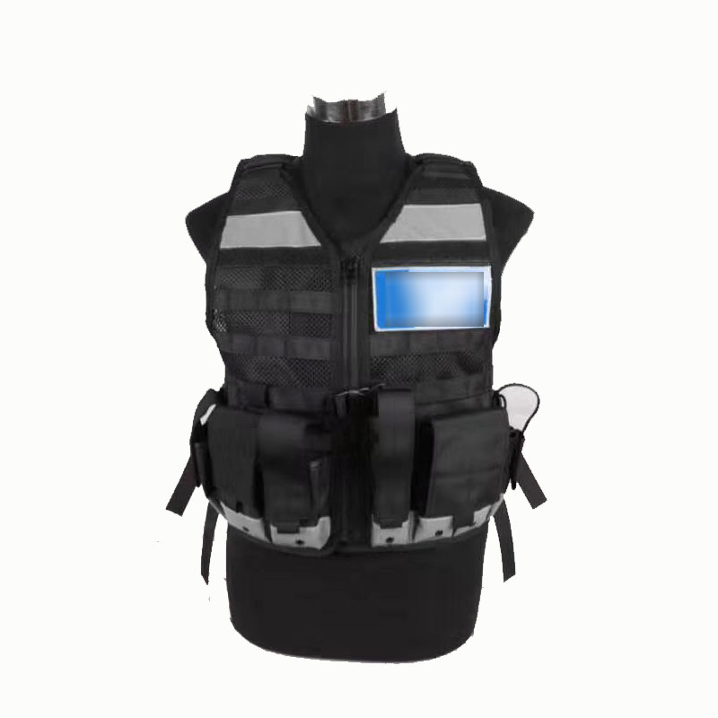 Tactical vest patrol protective vest security vest removable with interlayer reflective vest outdoor vest